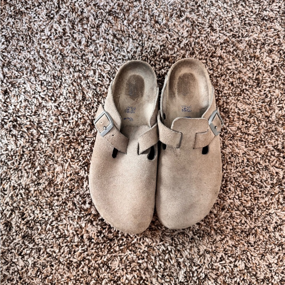 Birkenstock Tan Flats & Loafers